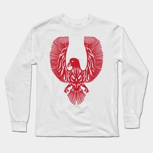 Royal Mantle | Red Phoenix Long Sleeve T-Shirt